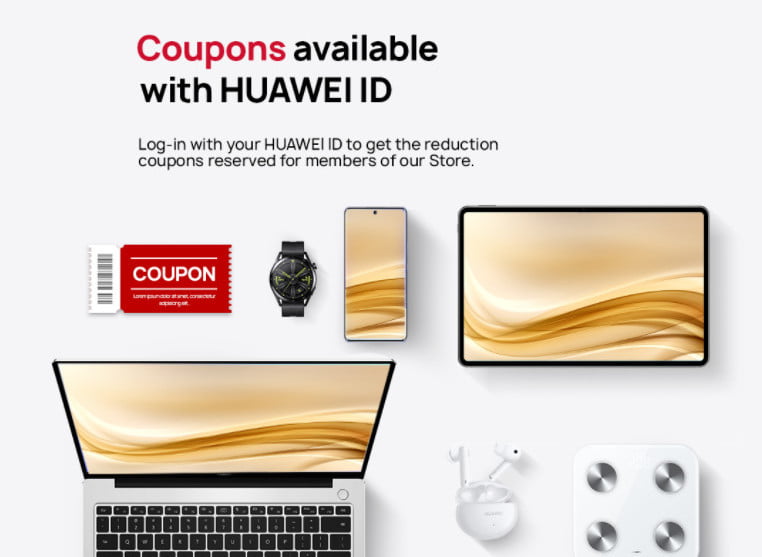 كوبون هواوي Huawei coupons
