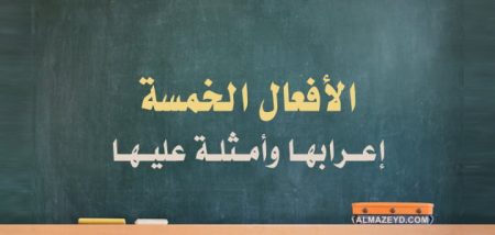 شرح درس الأفعال الخمسة, دروس النحو