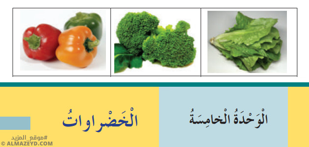 تلخيص وحل أسئلة دروس الوحدة الخامسة: الخضراوات – تربية مهنية – الصف الرابع الابتدائي «الأردني» الفصل الأول