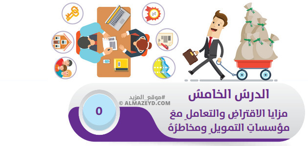 تلخيص وحل أسئلة درس: مزايا الاقتراض والتعامل مع مؤسسات التمويل ومخاطره – ثقافة مالية 9 أساسي «أردني» الفصل الأول