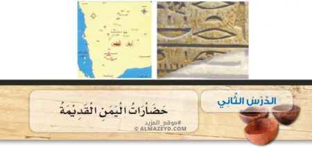 تلخيص وحل أسئلة درس: حضارات اليمن القديمة – تاريخ 6 ابتدائي «أردني» الفصل الأول