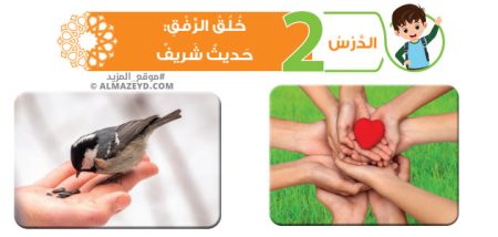 تلخيص وحل أسئلة درس: خُلق الرفق: حديث شريف – تربية إسلامية – 6 ابتدائي «أردني» الفصل الأول