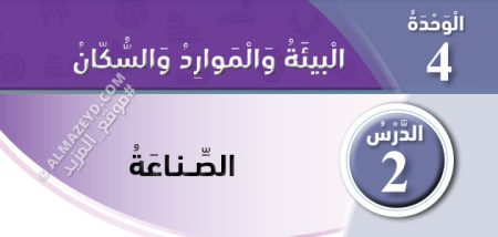 تلخيص وحل أسئلة درس: الصناعة – دراسات اجتماعية – 4 ابتدائي «أردني» الفصل الأول