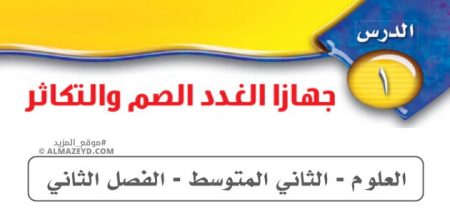 مراجعة وحل أسئلة درس: الجهاز الهيكلي والجهاز العصبي – علوم – الثاني المتوسط «سعودي» فصل ٢