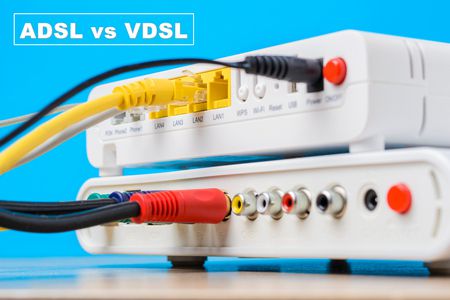 خدمات الإنترنت , ADSL vs VDSL