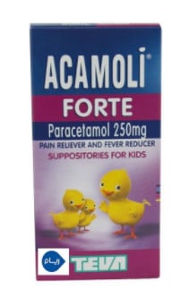 صوة, عبوة, أكامولي فورته , Acamol Forte