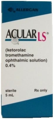 صورة, عبوة, قطرة ,أكيولار إل إس, Acular LS