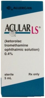 صورة, عبوة, قطرة ,أكيولار إل إس, Acular LS