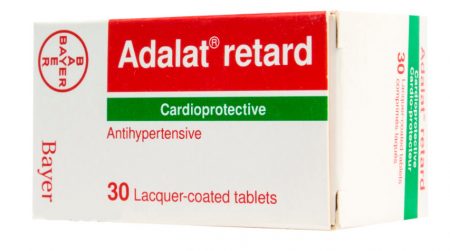 صورة, عبوة, ادلات, دواء, علاج, Adalat Retard