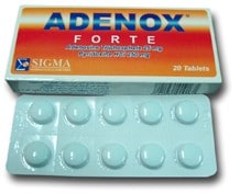 صورة, دواء, علاج, عبوة, أدينوكس فورت , Adenox Forte