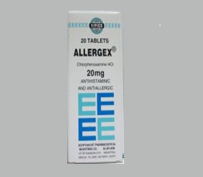 صورة, علاج, عبوة, دواء , الليرجكس , Allergex