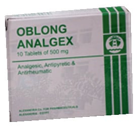 صورة, عبوة ,أقراص, أنالجيكس أوبلونج , Analgex Oblong