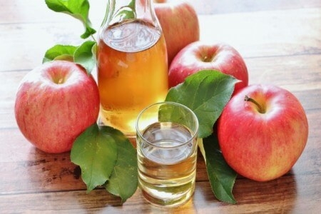 خل التفاح ، صورة ، الرجيم ، الكوليسترول ، البشرة 