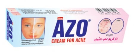 صورة,عبوة,حب الشباب,عبوة, أزو كريم , Azo Cream