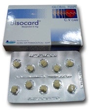 صورة , عبوة , دواء , أقراص , بيزوكارد , Bisocard