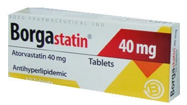 صورة , عبوة , دواء , أقراص , إرتفاع الكوليسترول , بورجاستاتين , Borgastatin