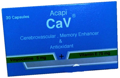 اكابى كاف – Acapi Cav | منشط للدورة الدموية المخية، منشط للذاكرة، مضاد للأكسدة