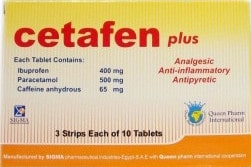 صورة, دواء, علاج, عبوة, سيتافين بلس , Cetafen Plus