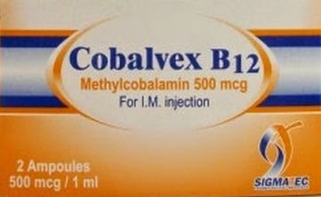 صورة , عبوة , دواء , كوبا لفيكس ب12 , Cobalvex B12