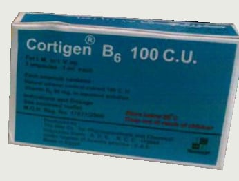 صورة,دواء,علاج, عبوة , كورتيجين ب6 , Cortigen B6 100
