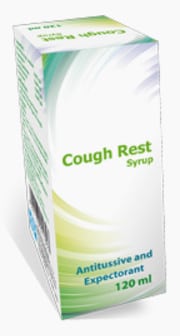 صورة,دواء, عبوة, كف ريست, Cough Rest