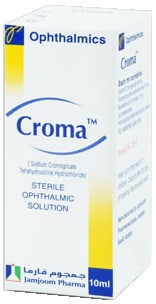 صورة,دواء,قطرة العين, عبوة, كروما ,Croma