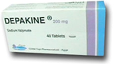 صورة , عبوة , أقراص , ديباكين , Depakine