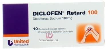 صورة,دواء, عبوة,ديكلوفين ريتارد, Diclofen Retard