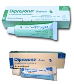 صورة , عبوة , دواء , ديبروزون , Diprosone