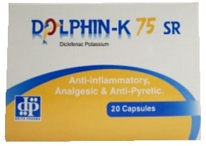 دولفين ك ٧٥ مجم إس آر – Dolphin K 75 Mg SR | مسكن للآلام، مضاد للإلتهاب