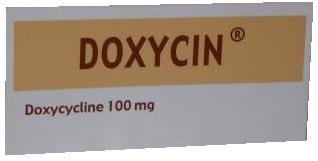 صورة, عبوة, دوكسيسين, كبسول, Doxycin