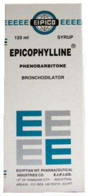 صورة, عبوة ,إبيكوفيللين فينوباربيتون,Epicophylline Phenobarbitone