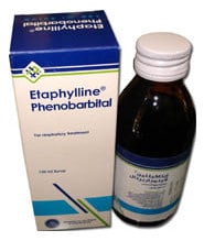 صورة , عبوة , دواء , شراب , إيتافيللين فينوباربيتال , Etaphylline Phenobarbital