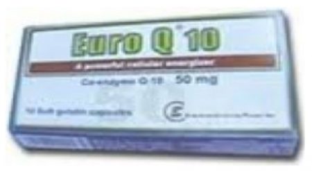 صورة , عبوة , دواء , كبسولات جيلاتينية رخوة , لتحسين وظائف الجهاز الدوري , يوروكيو 10 , Euro Q 10