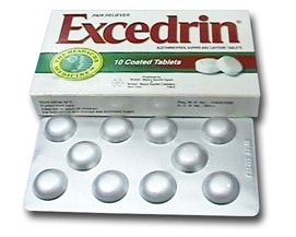 صورة, دواء, علاج, عبوة, إكسدرين , Excedrin