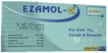 إيزامول سي – Ezamol C | دواء مسكن للآلام وخافض للحرارة