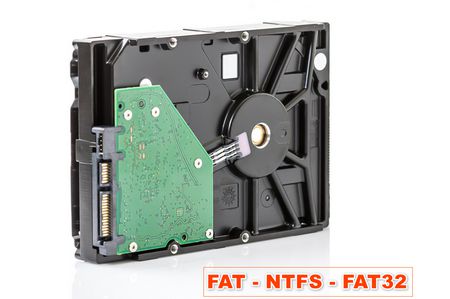 FAT , NTFS , FAT32