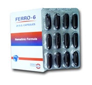 صورة , عبوة , دواء , فيرو 6 , Ferro