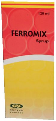 صورة, عبوة, فيرومكس, شراب, Ferromix