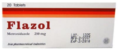 فلازول – Flazol | (مترونيدازول) مضاد للإلتهاب