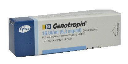 صورة , عبوة , دواء , لعلاج اضطرابات النمو , جينوتروبين , Genotropin