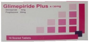 صورة, عبوة, جليميبرايد-بلس, Glimepiride-Plus