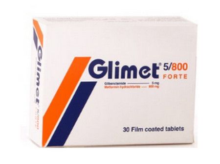 صورة , عبوة , دواء , أقراص , جليمت فورت , Glimet Forte