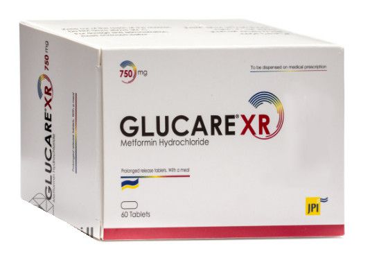 صورة , عبوة , دواء , لعلاج مرض السكري , جلوكير اكس ار , Glucare XR