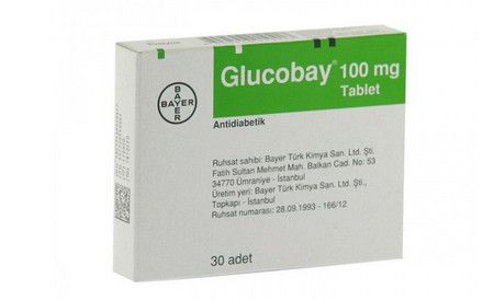 دواء جلوكوباي ، صورة Glucobay