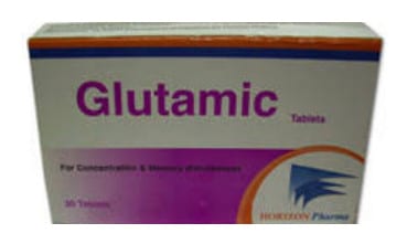 صورة , عبوة , دواء , أقراص , علاج إضطراب الذاكرة , جلوتاميك , Glutamic