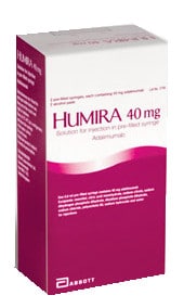 صورة , عبوة , دواء , محلول للحقن , لعلاج إلتهاب المفاصل الروماتويدي , يوميرا , Humira