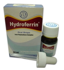 صورة, دواء, علاج, عبوة, هيدروفيرين , Hydroferrin
