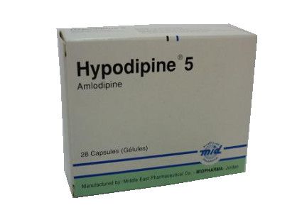 صورة , عبوة , دواء , لعلاج ارتفاع ضغط الدم , هايبودبين , Hypodipine