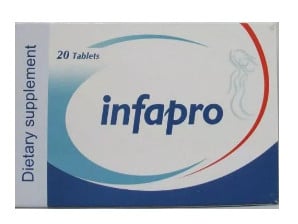 صورة , عبوة , دواء , أقراص , مكمل غذائي , إنفابرو , Infapro